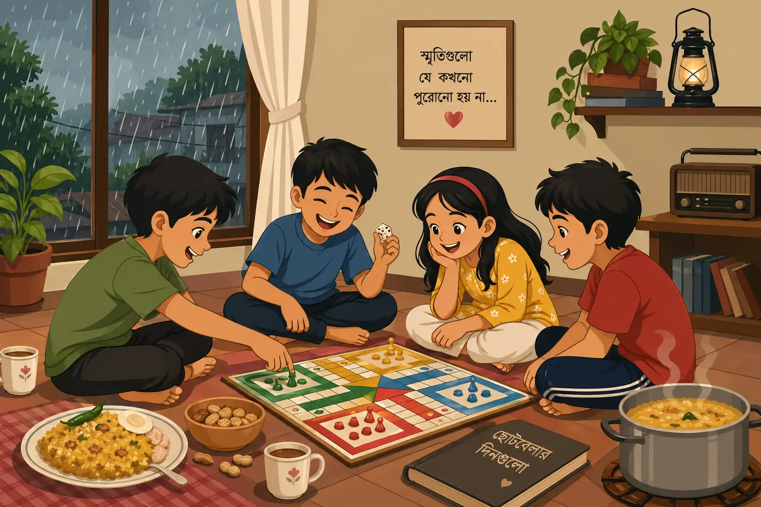 বৃষ্টির দিনের গল্প